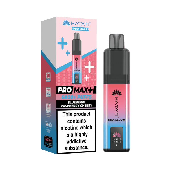 Hayati Pro Max Plus 6000 Prefilled Pod Kit - Blueberry Raspberry Cherry Flavour
