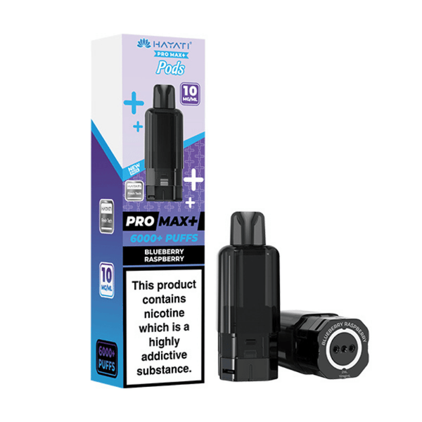 Hayati Pro Max Plus 6K Prefilled Pods - Blueberry Raspberry - Blueberry Raspberry Flavor Pods