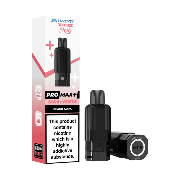 Hayati Pro Max Plus 6K Prefilled Pods - Peach Aura - Peach Aura Flavor Pods