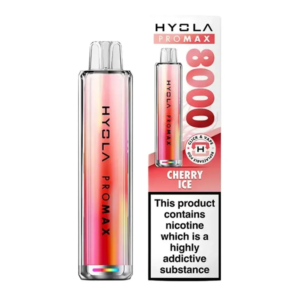 Hyola Pro Max 8K Prefilled Pod Kit - Cherry Ice