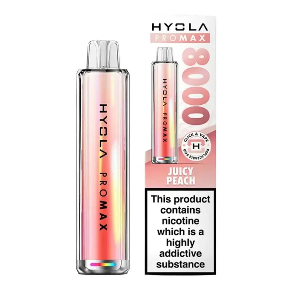 Hyola Pro Max 8K Prefilled Pod Kit - Juicy Peach