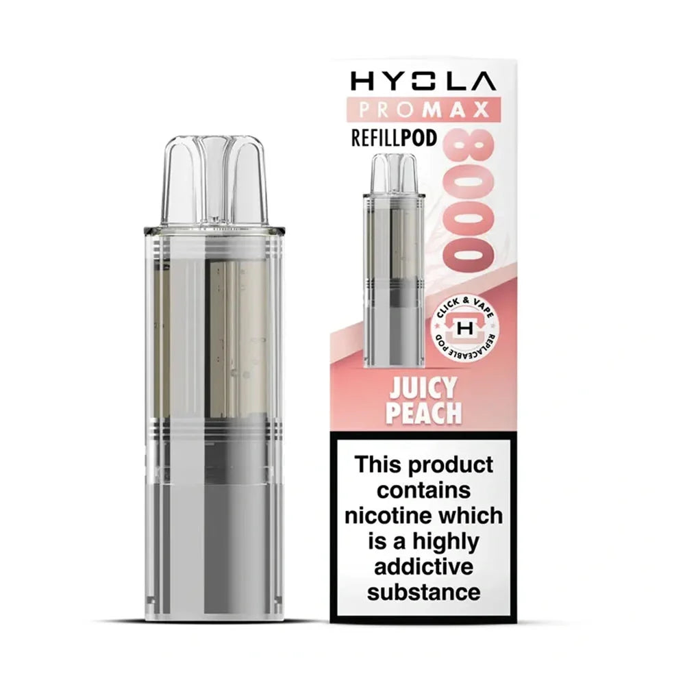 Hyola Pro Max 8K Prefilled Pods - Juicy Peach