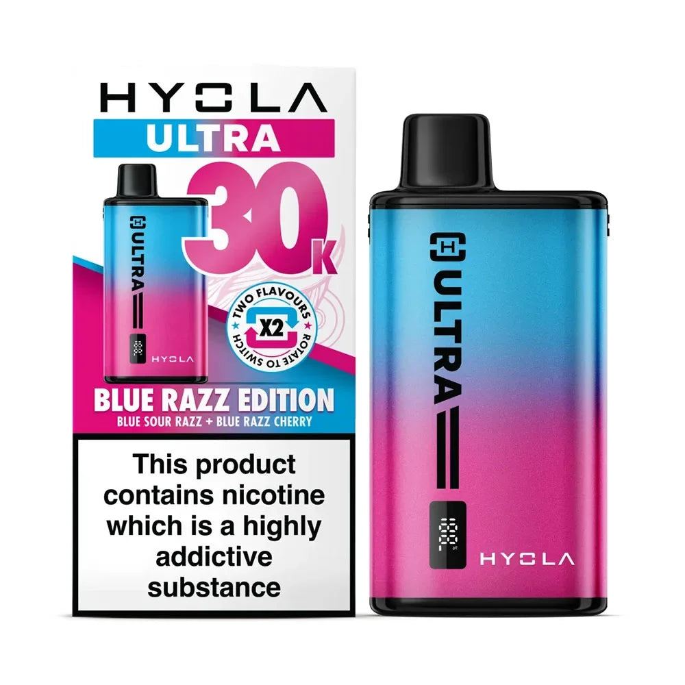 Hyola Ultra 30K 2-in-1 Prefilled Pod Kit - Blue Razz Edition