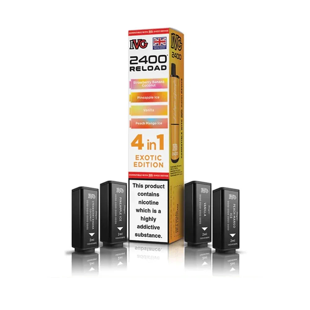 IVG 2400 Reload 4 in 1 Prefilled Pods - Exotic Edition