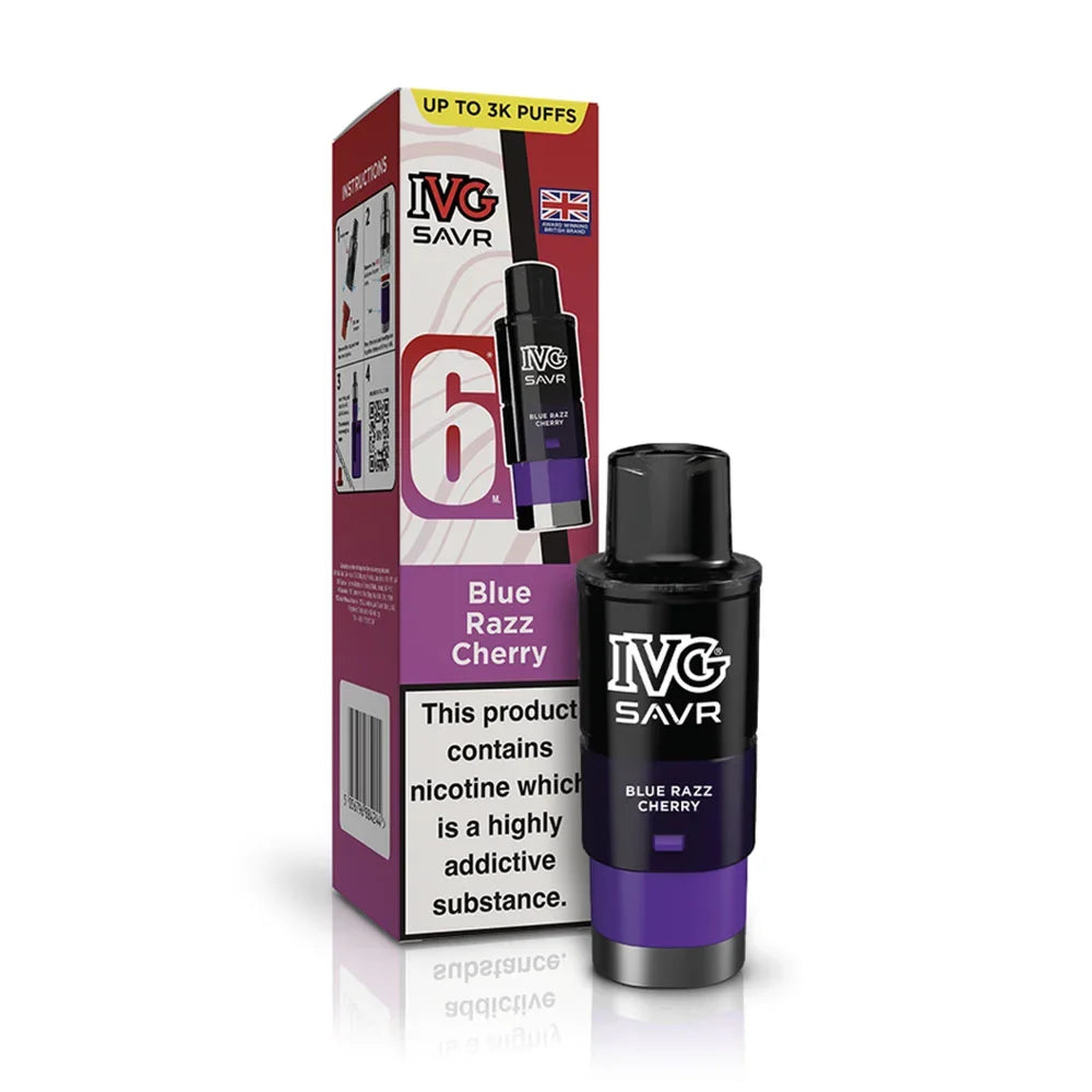 IVG SAVR Prefilled Pods - Blue Razz Cherry