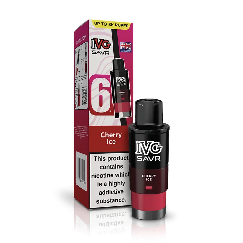 IVG SAVR Prefilled Pods - Cherry Ice