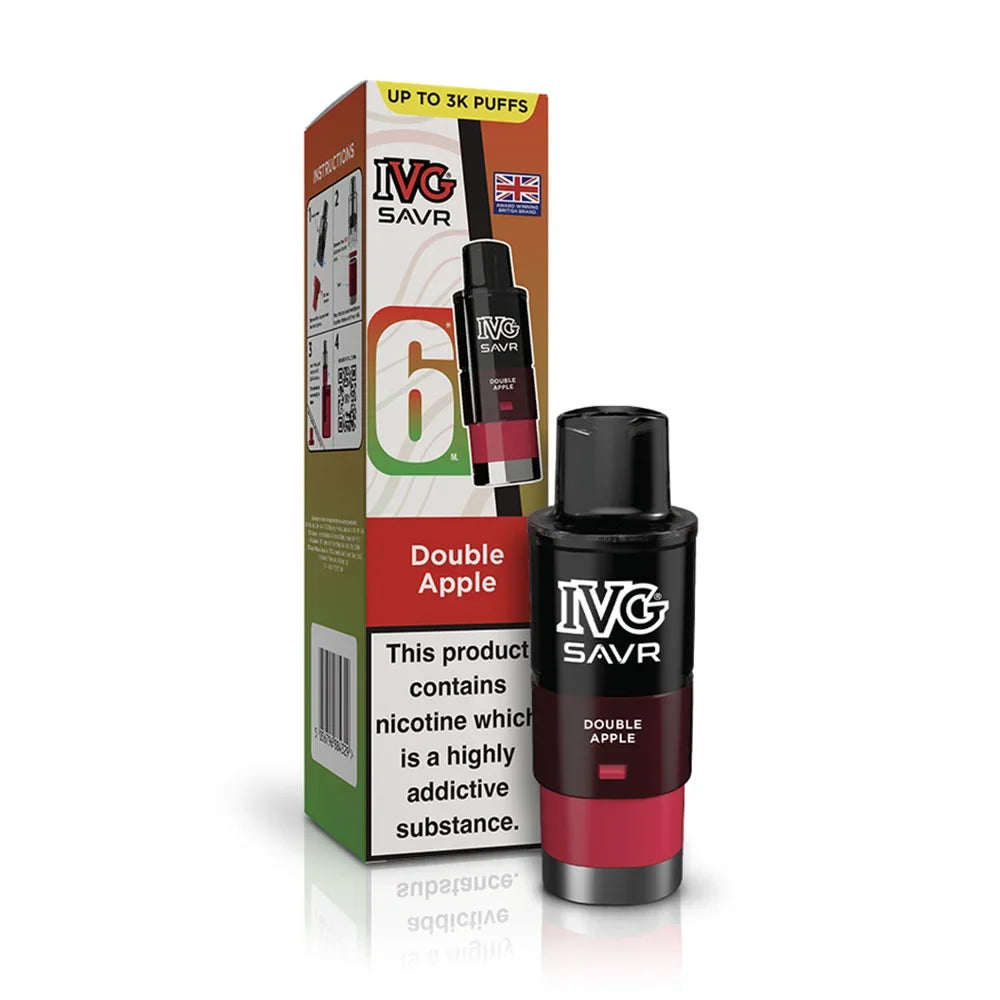 IVG SAVR Prefilled Pods - Double Apple