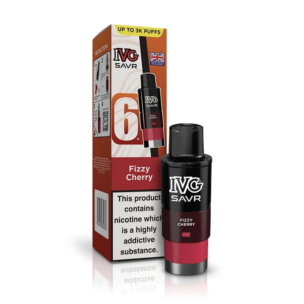 IVG SAVR Prefilled Pods - Fizzy Cherry