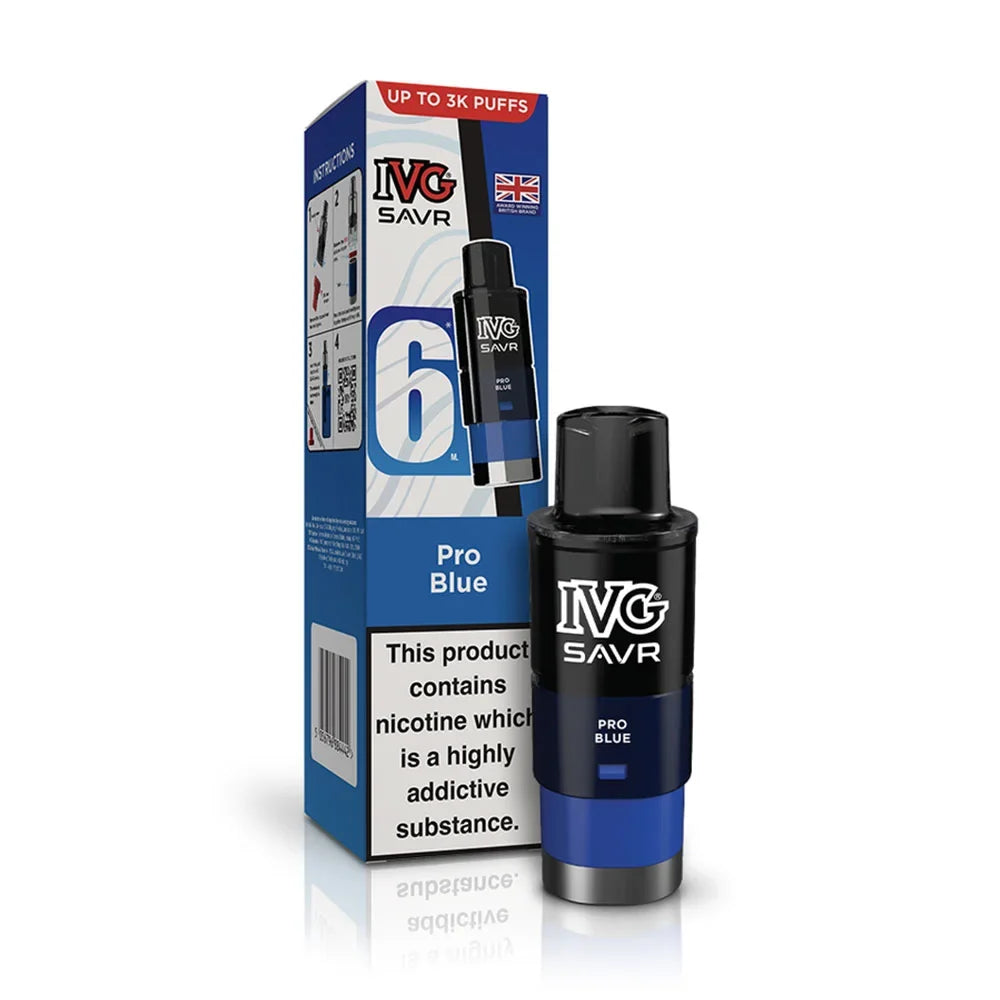 IVG SAVR Prefilled Pods - Pro Blue