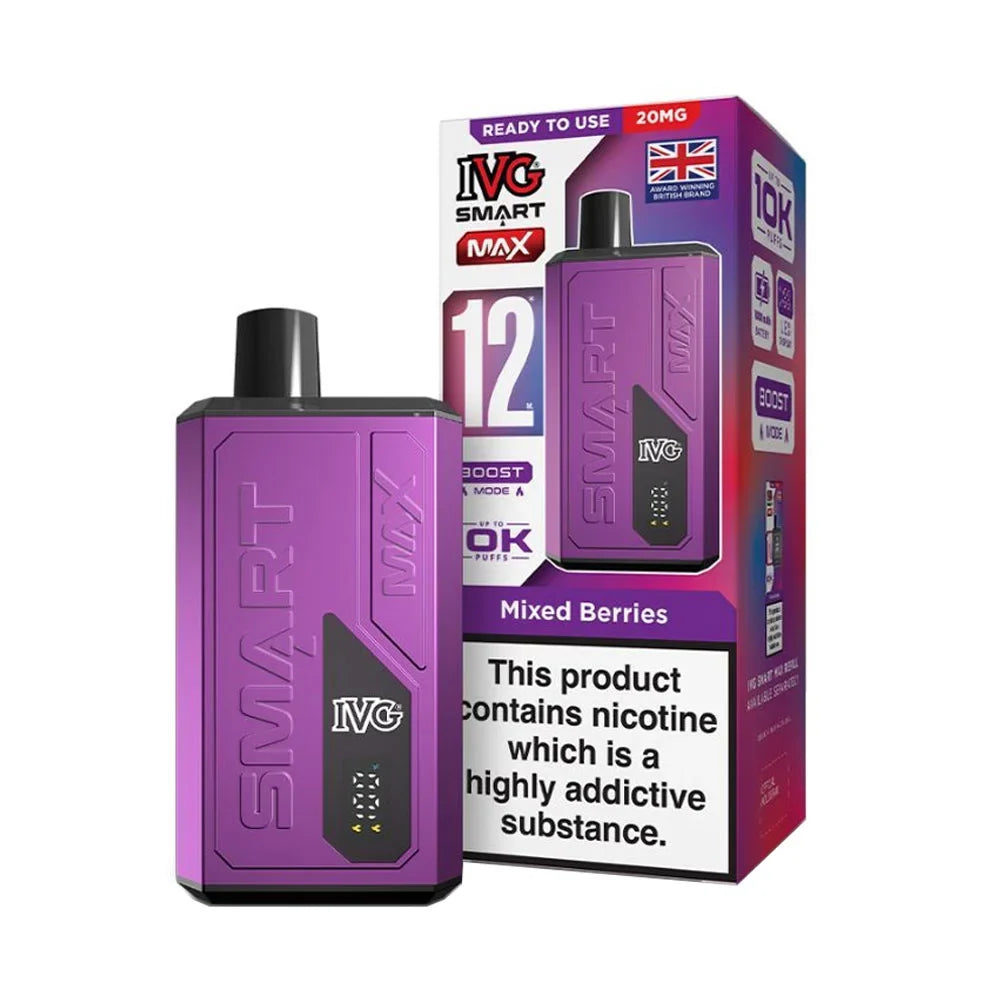IVG Smart Max 10K Prefilled Pod Kit - Mixed Berries