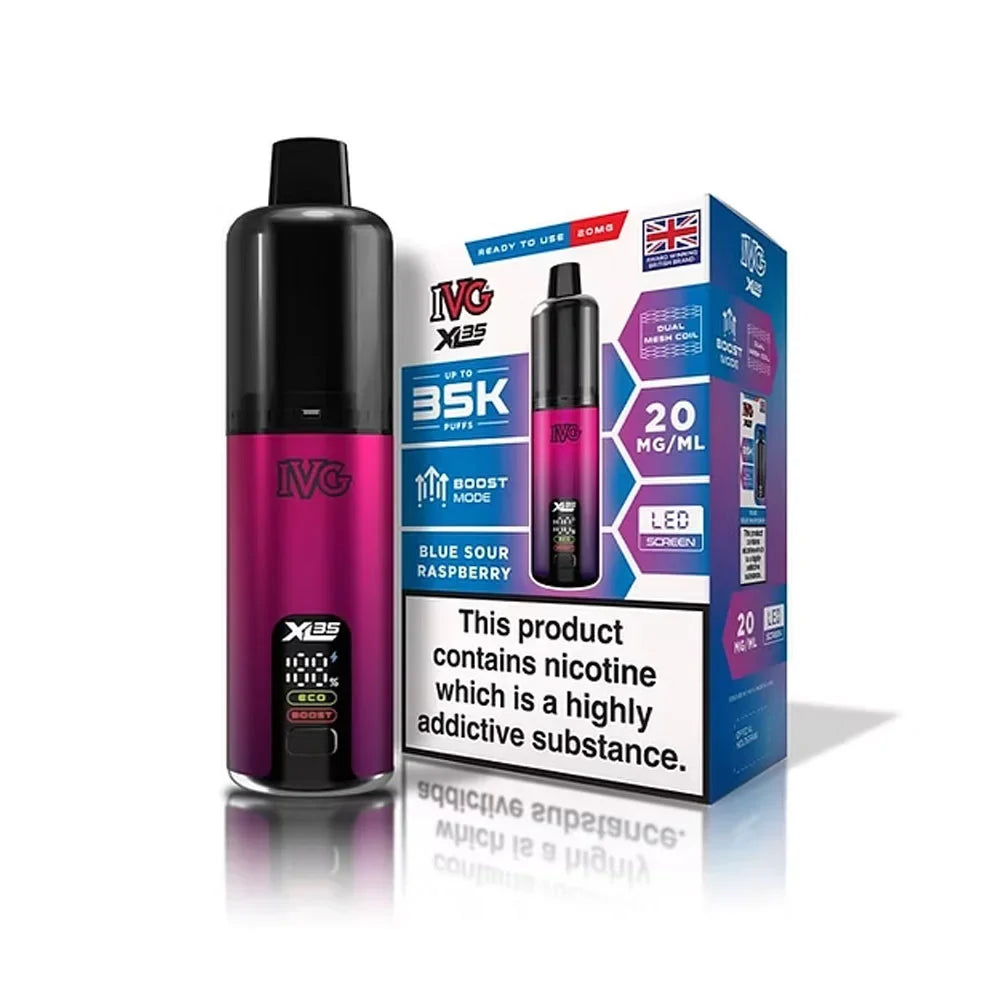 IVG XL 35K Prefilled Pod Kit - Blue Sour Raspberry