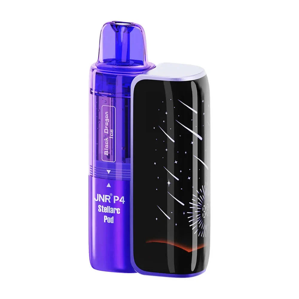 JNR P4 Stellarc 100K Prefilled Kit - Black Dragon Ice & Passion Fruit Kiwi