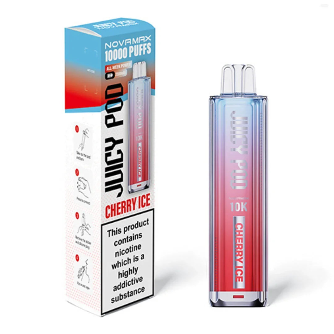 Juicy Pod Novamax 10K Prefilled Pod Kit - Cherry Ice