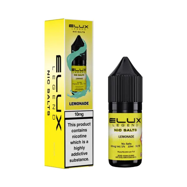 Lemonade Elux Legend Nic Salt 10ml e-liquid bottle