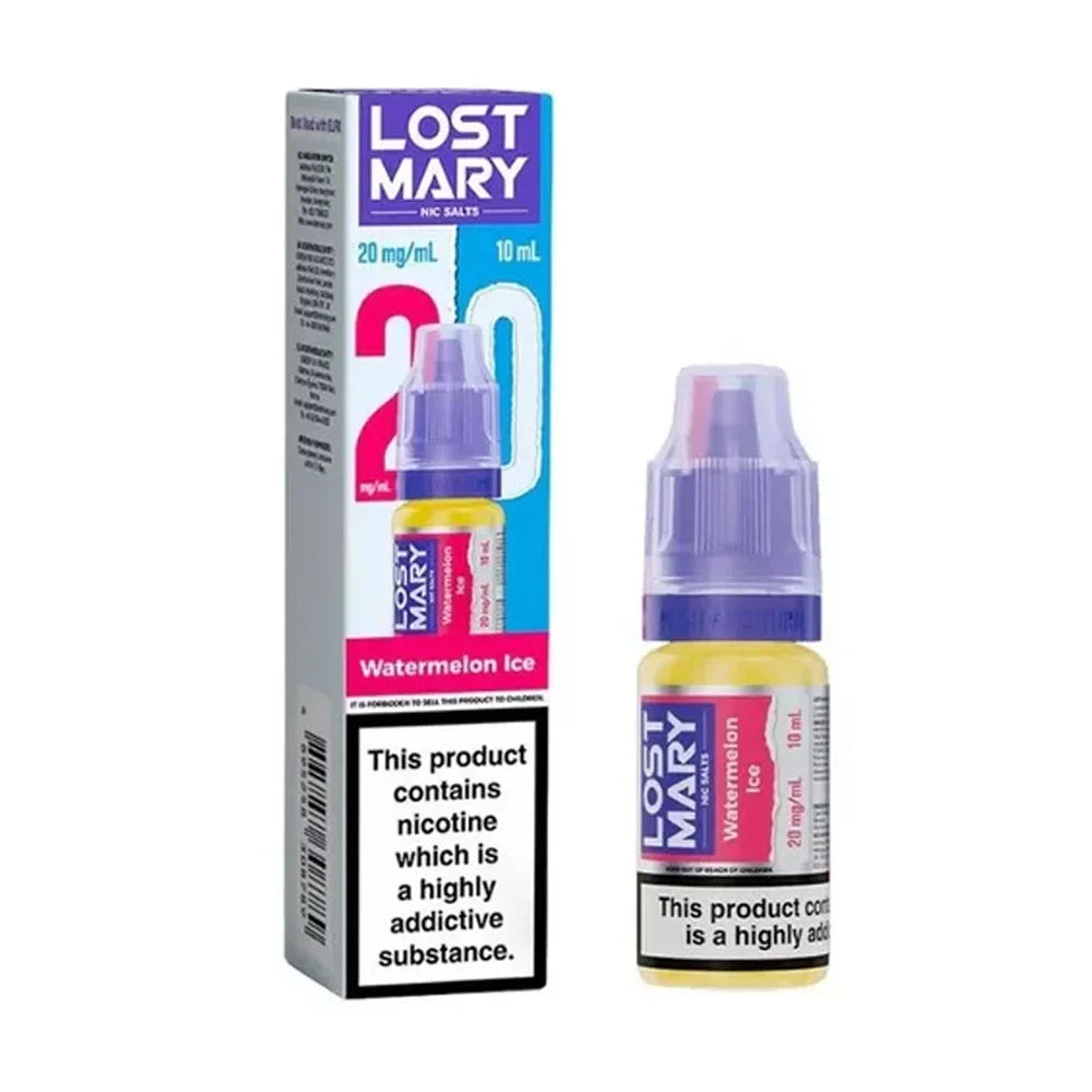 Lost Mary 10ml Nic Salt E Liquid - Watermelon Ice