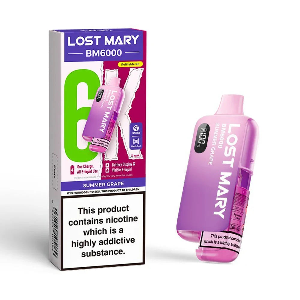 Lost Mary BM6000 Refillable Pod Kit - Summer Grape