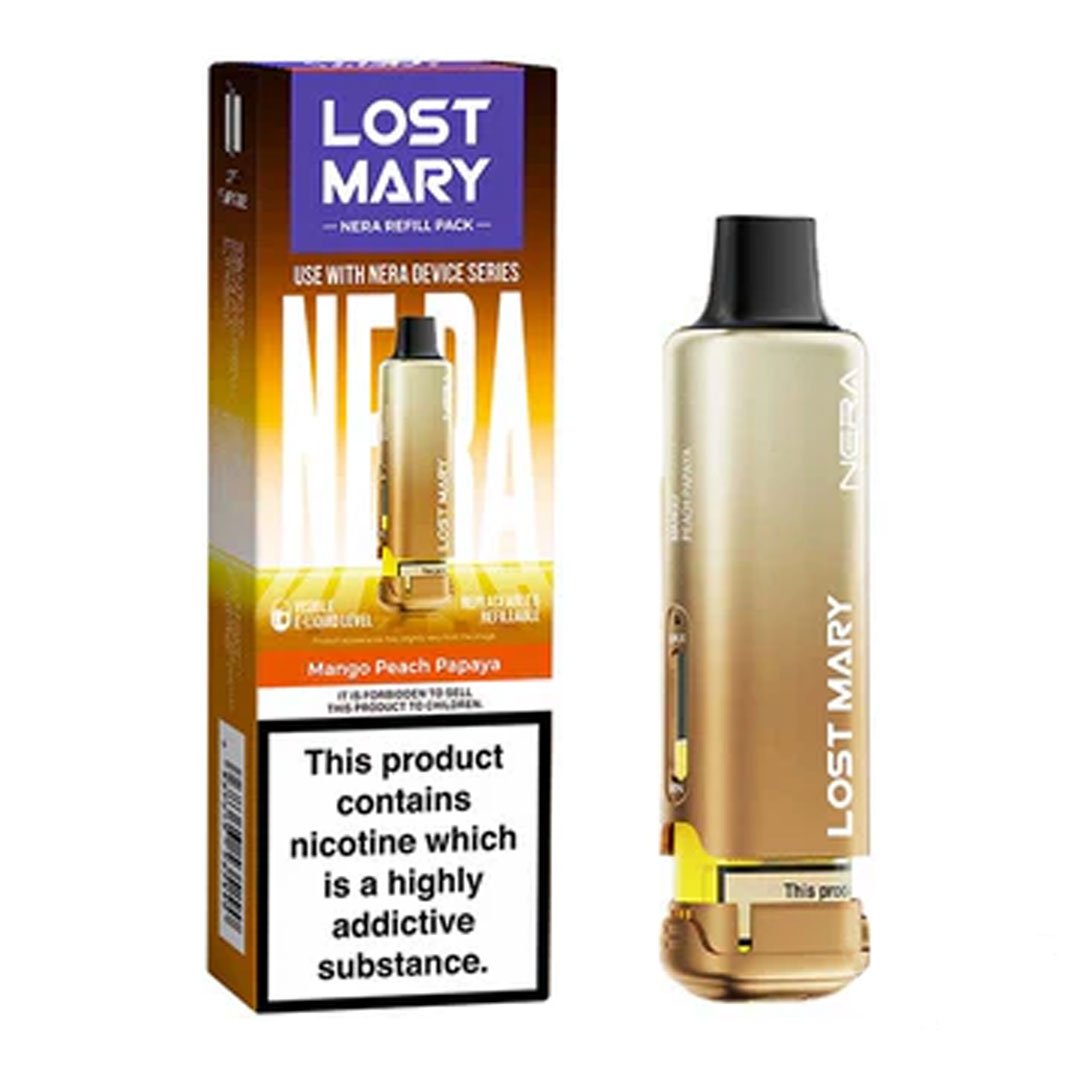 Lost Mary NERA 15K Prefilled Pods - Mango Peach Papaya