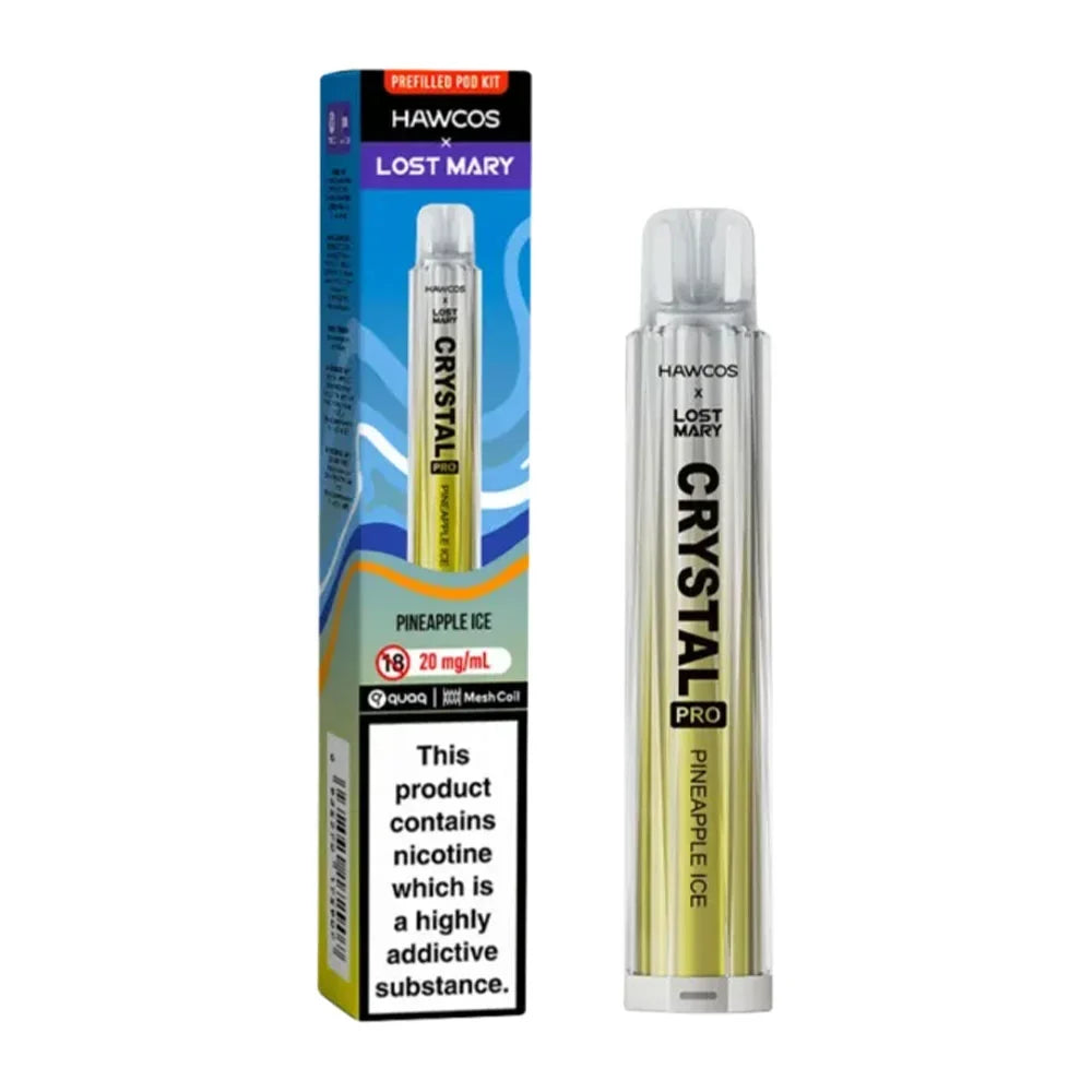 Lost Mary x Hawcos Crystal 600 Prefilled Pod Kit - Pineapple Ice