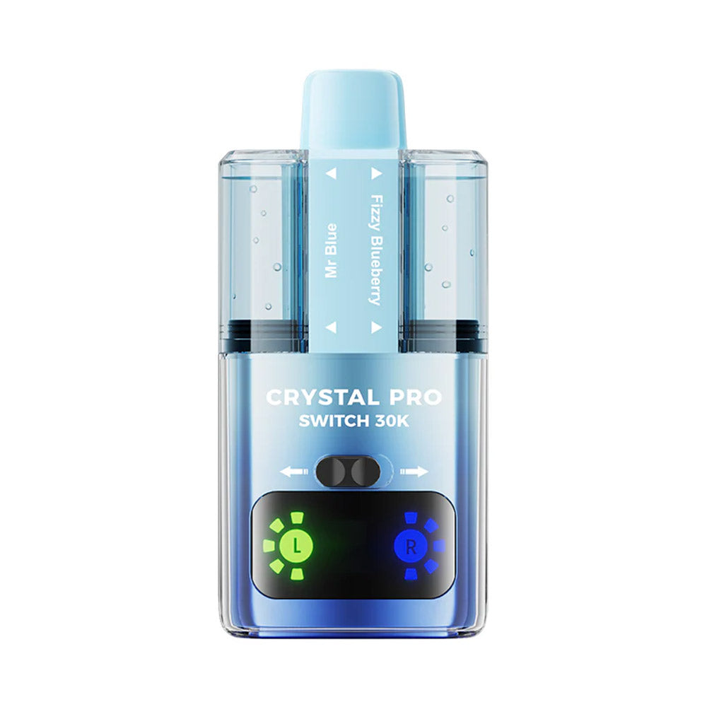 Crystal Pro Switch 30K Puff Disposable Vape - Mr Blue - Fizzy Blueberry