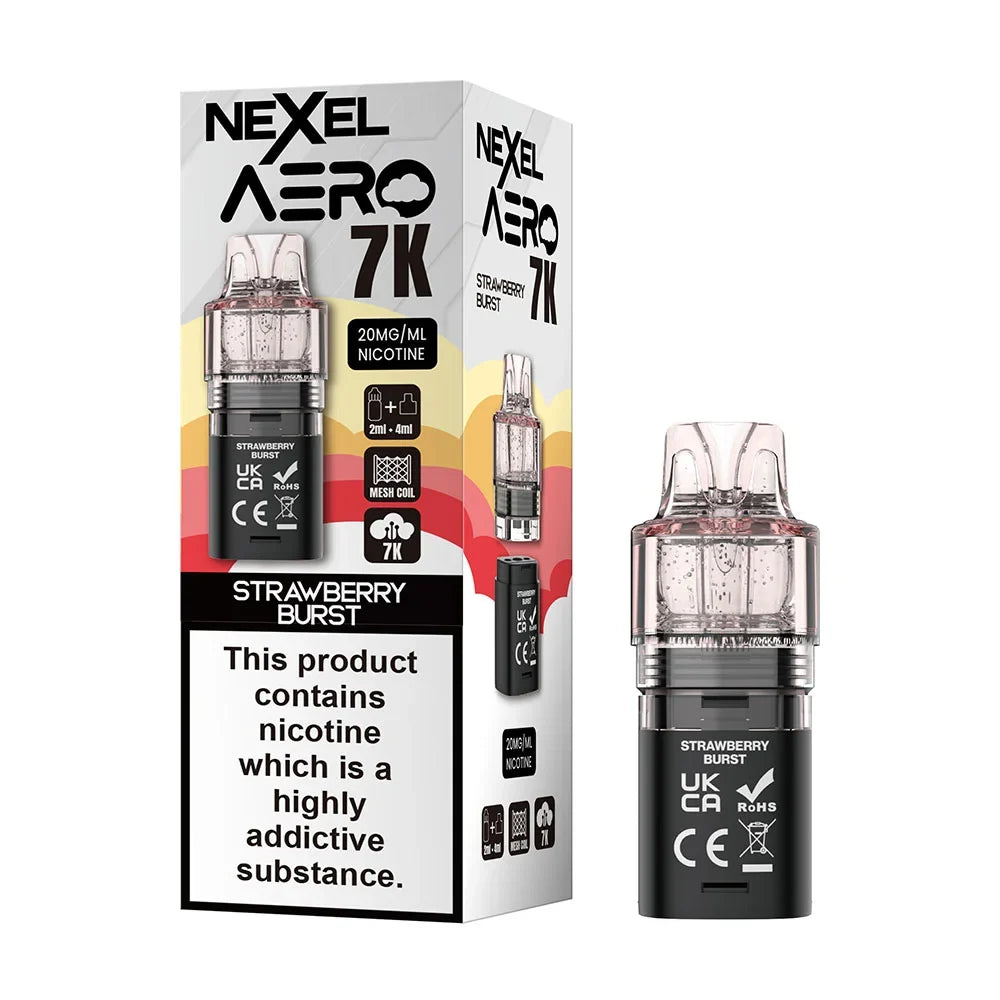 Nexel Aero 7K Prefilled Pod - Strawberry Burst