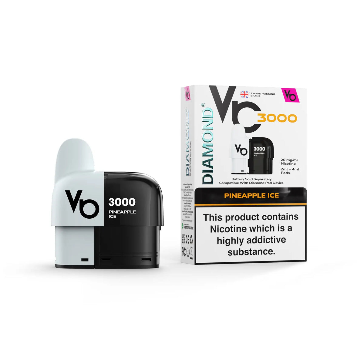 Vapes Bar Diamond 3000 Refill Pods