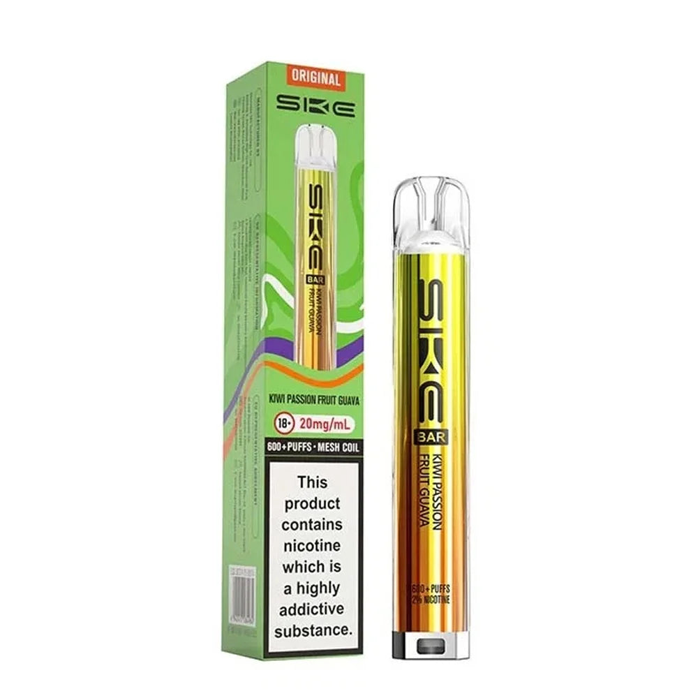 SKE Crystal Original 600 Pod Kit - Kiwi Passion Fruit Guava