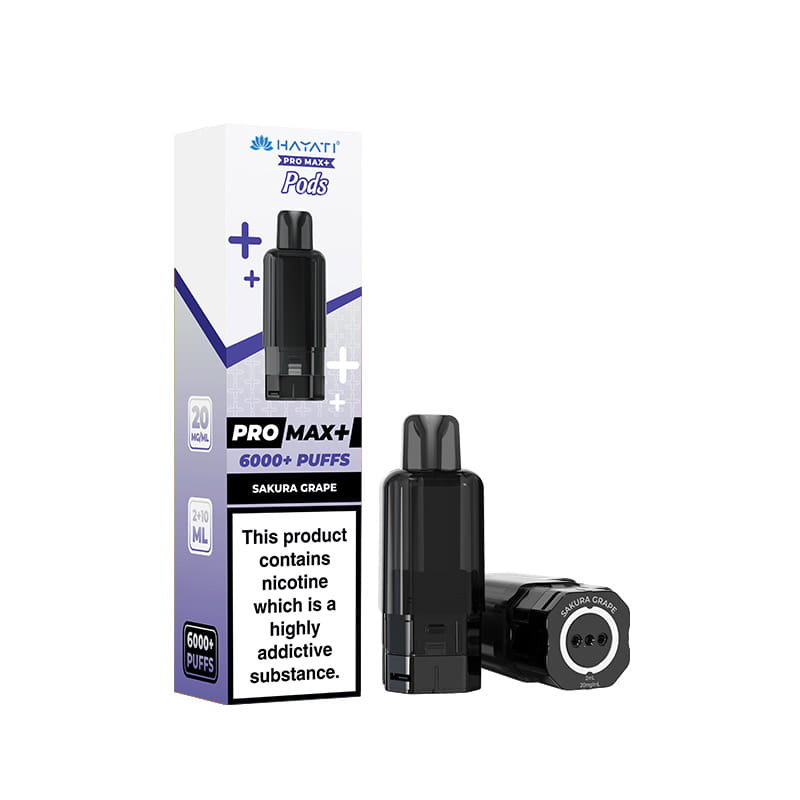 Hayati Pro Max Plus 6K Prefilled Pods - Sakura Grape - Sakura Grape Flavor Pods