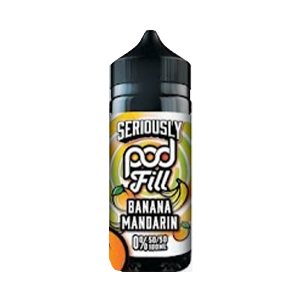 Banana Mandarin Doozy 100ml Seriously Pod Fill 50/50 Shortfill