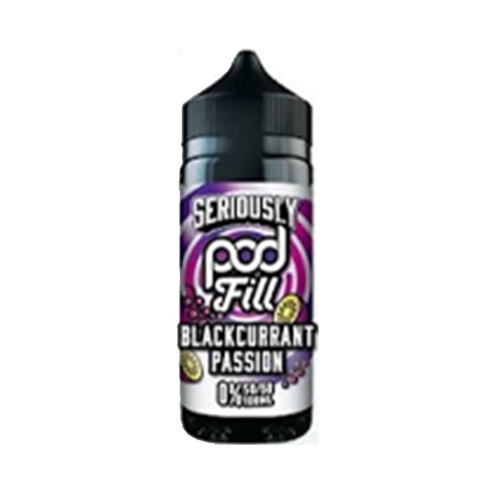 Blackcurrant Passion Doozy 100ml Seriously Pod Fill 50/50 Shortfill