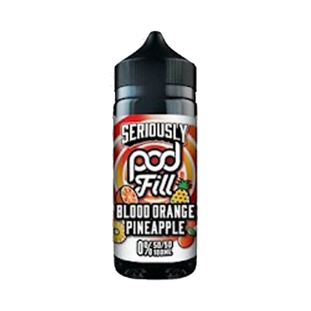 Blood Orange Pineapple Doozy 100ml Seriously Pod Fill 50/50 Shortfill