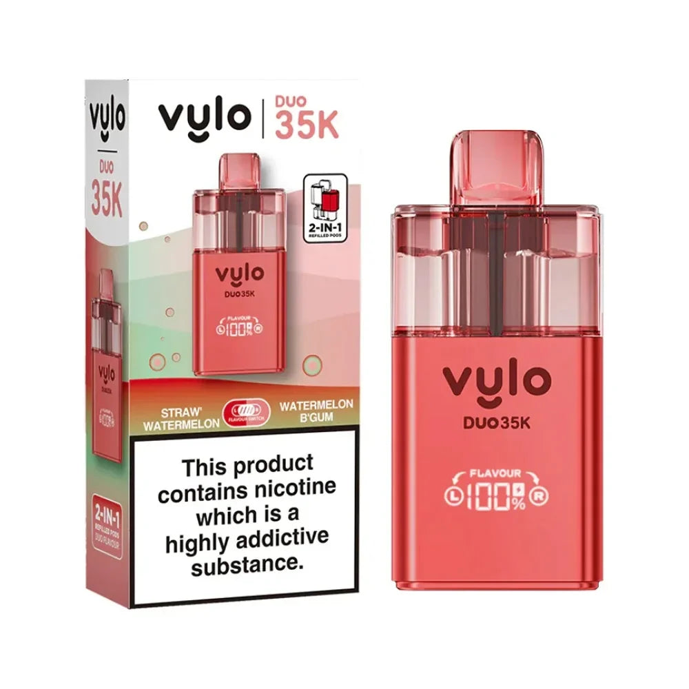 VYLO Duo 35K 2-in-1 Pod Vape Kit - Straw Watermelon / Watermelon B Gum