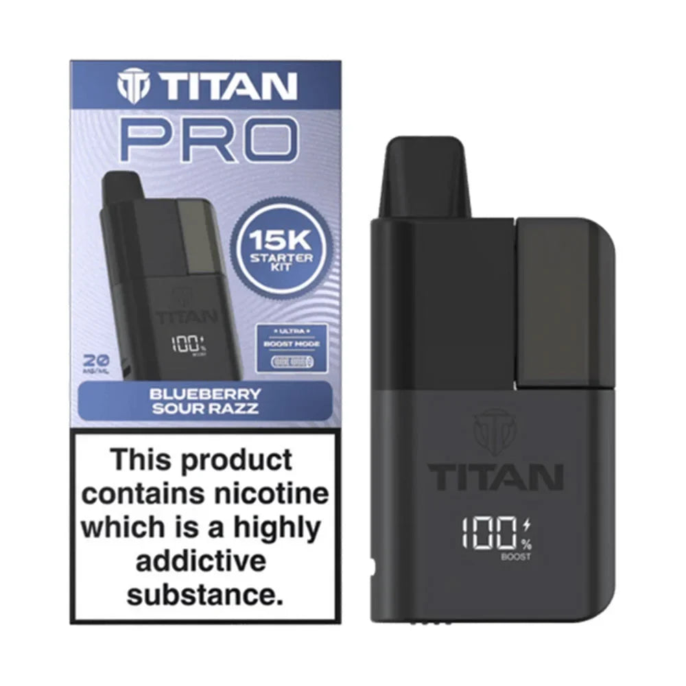 Titan Pro 15K Prefilled Pod Kit - Blueberry Sour Razz