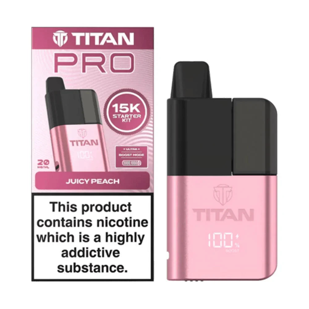 Titan Pro 15K Prefilled Pod Kit - Juicy Peach