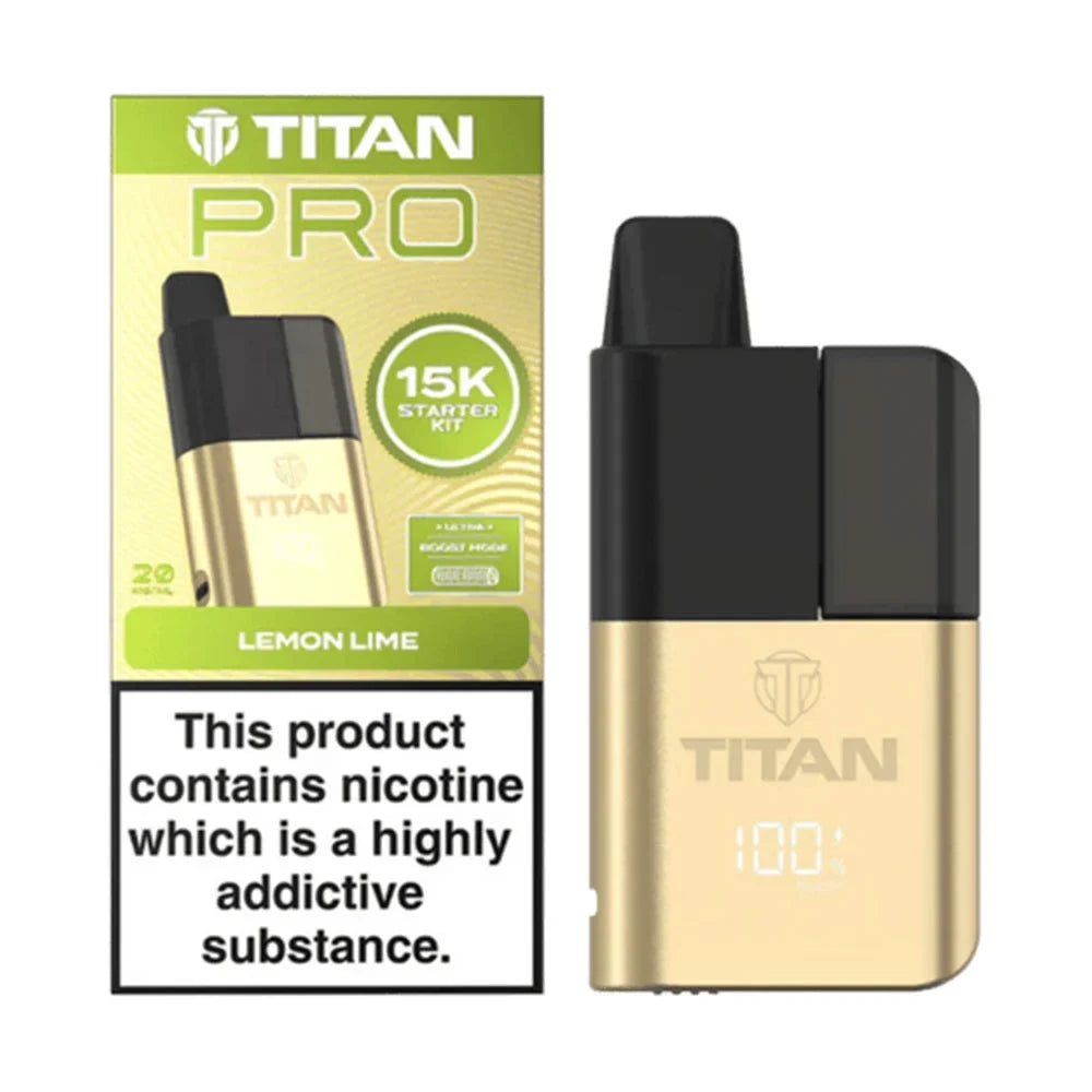 Titan Pro 15K Prefilled Pod Kit - Lemon Lime