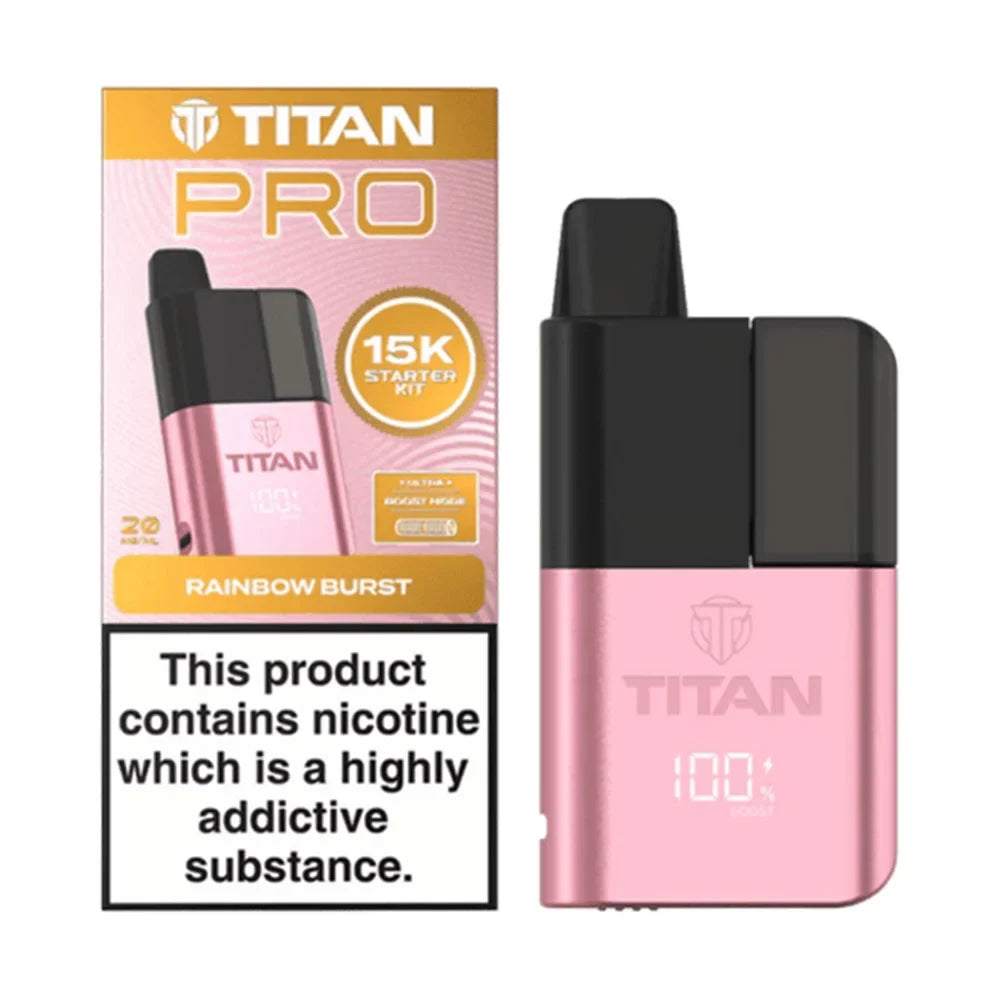 Titan Pro 15K Prefilled Pod Kit - Rainbow Burst