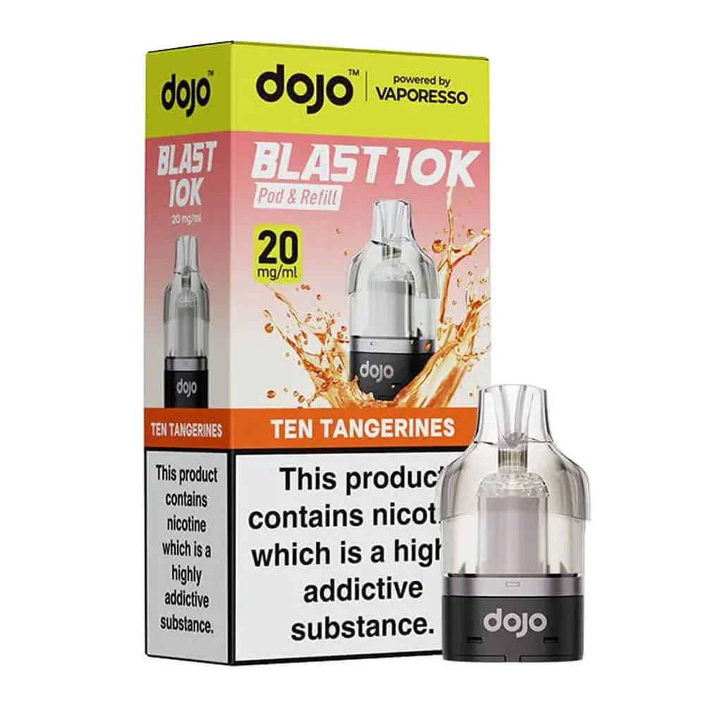 Vaporesso DOJO Blast 10K Prefilled Pod - Ten Tangerines