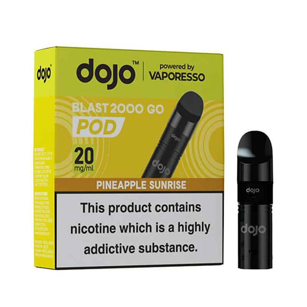 Vaporesso Dojo Blast 2000 Go Replaceable Pod - Pineapple Sunrise