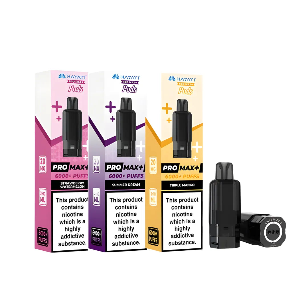 Hayati Pro Max Plus 6K Prefilled Pods - Smooth Tobacco - Smooth Tobacco Flavor Pods