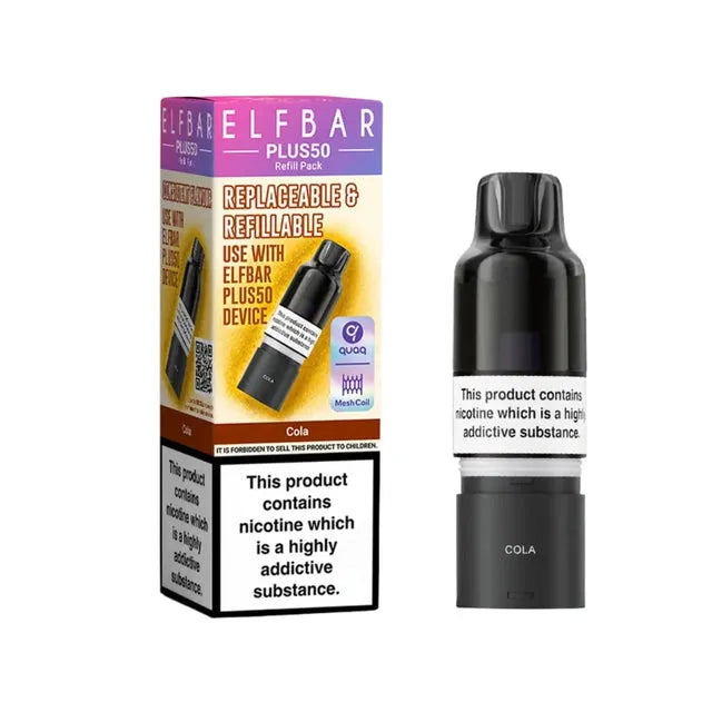 Elf Bar Plus 50 Prefilled Pods
