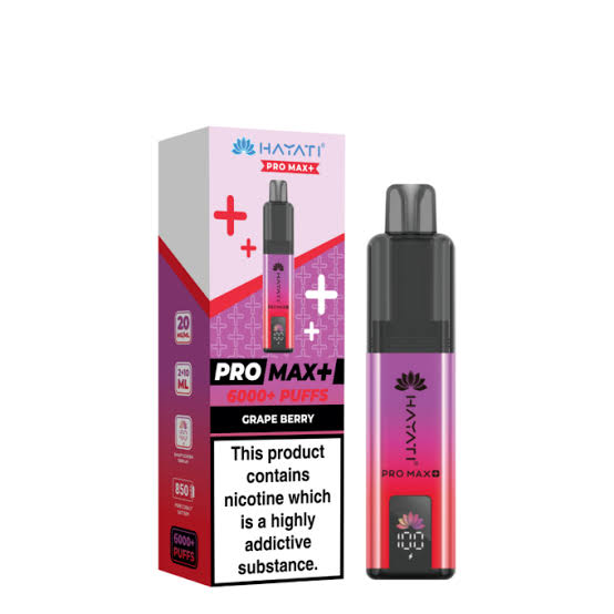 Hayati Pro Max Plus 6000 Prefilled Pod Kit - Grape Berry Flavour