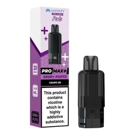 Hayati Pro Max Plus 6K Prefilled Pods - Grape GB - Grape GB Flavor Pods
