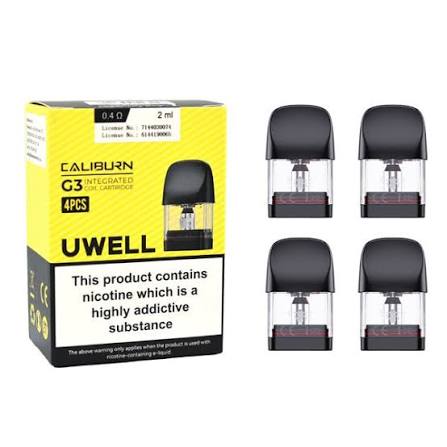 Uwell Caliburn G3 Replacement Pods (Pack of 4) - 0.4 Ohm