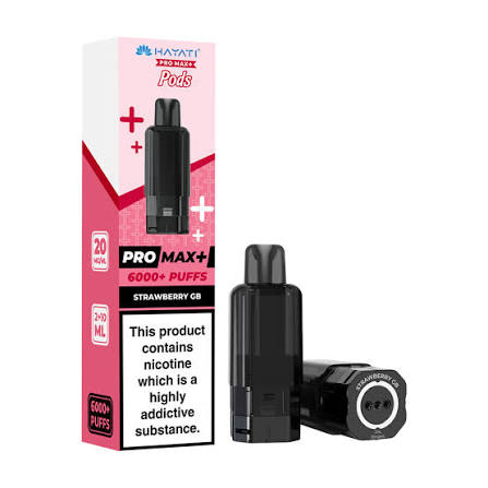 Hayati Pro Max Plus 6K Prefilled Pods - Strawberry GB - Strawberry GB Flavor Pods