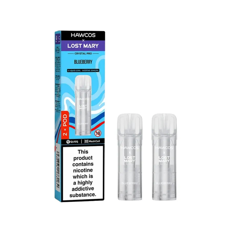 Hawcos x Lost Mary Crystal Pro Prefilled Pods