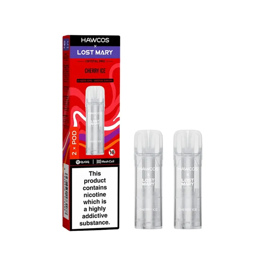 Hawcos x Lost Mary Crystal Pro Prefilled Pods