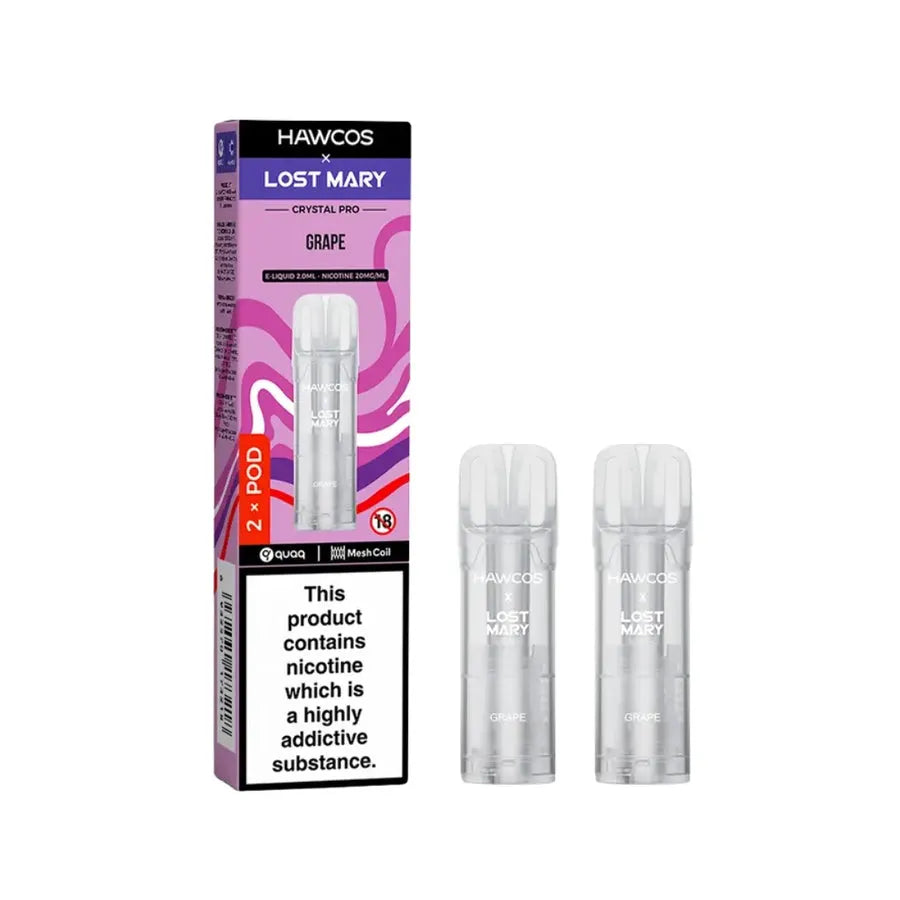 Hawcos x Lost Mary Crystal Pro Prefilled Pods