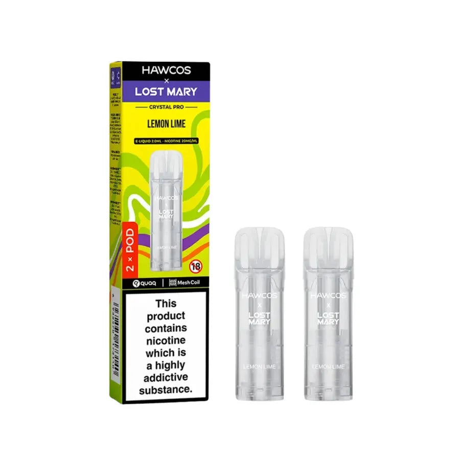 Hawcos x Lost Mary Crystal Pro Prefilled Pods