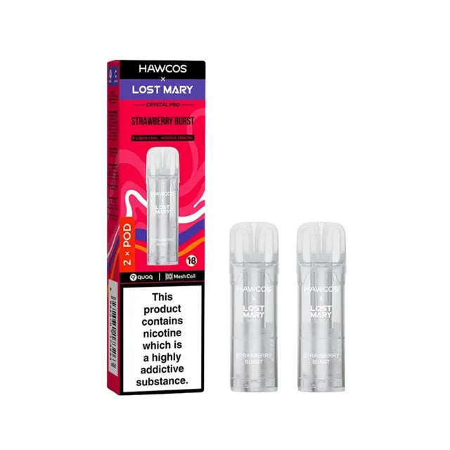 Hawcos x Lost Mary Crystal Pro Prefilled Pods