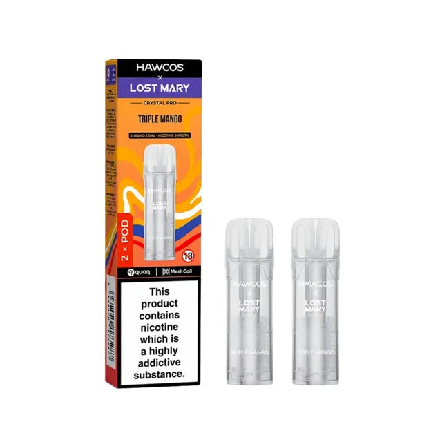 Hawcos x Lost Mary Crystal Pro Prefilled Pods