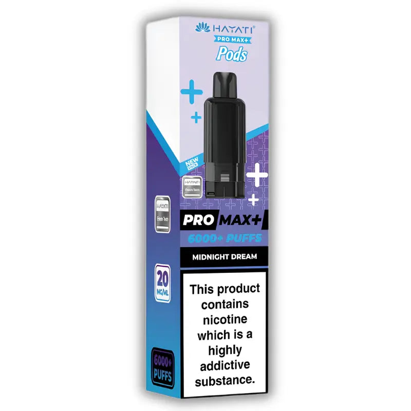 Hayati Pro Max Plus 6K Prefilled Pods - Midnight Dream - Midnight Dream Flavor Pods